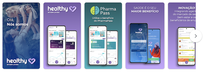 Aplicativo healthy para android na google play