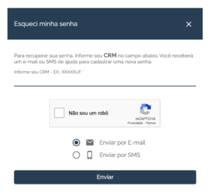 Médico Como Recuperar a Senha de Acesso