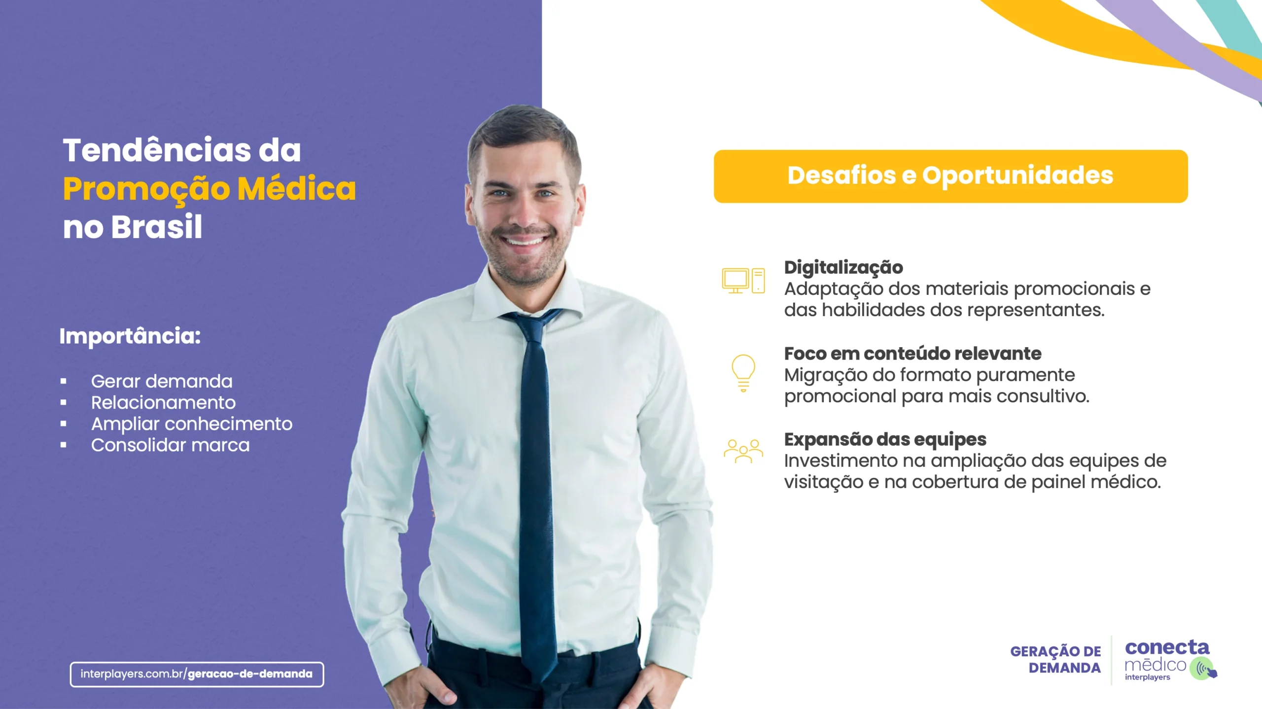 Figura 1. Principais tendências e desafios da promoção médica no Brasil.