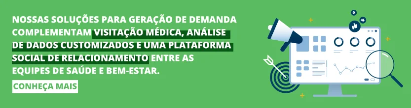 Data & Analytics para Geração de Demanda Médica Banner geracao de demanda